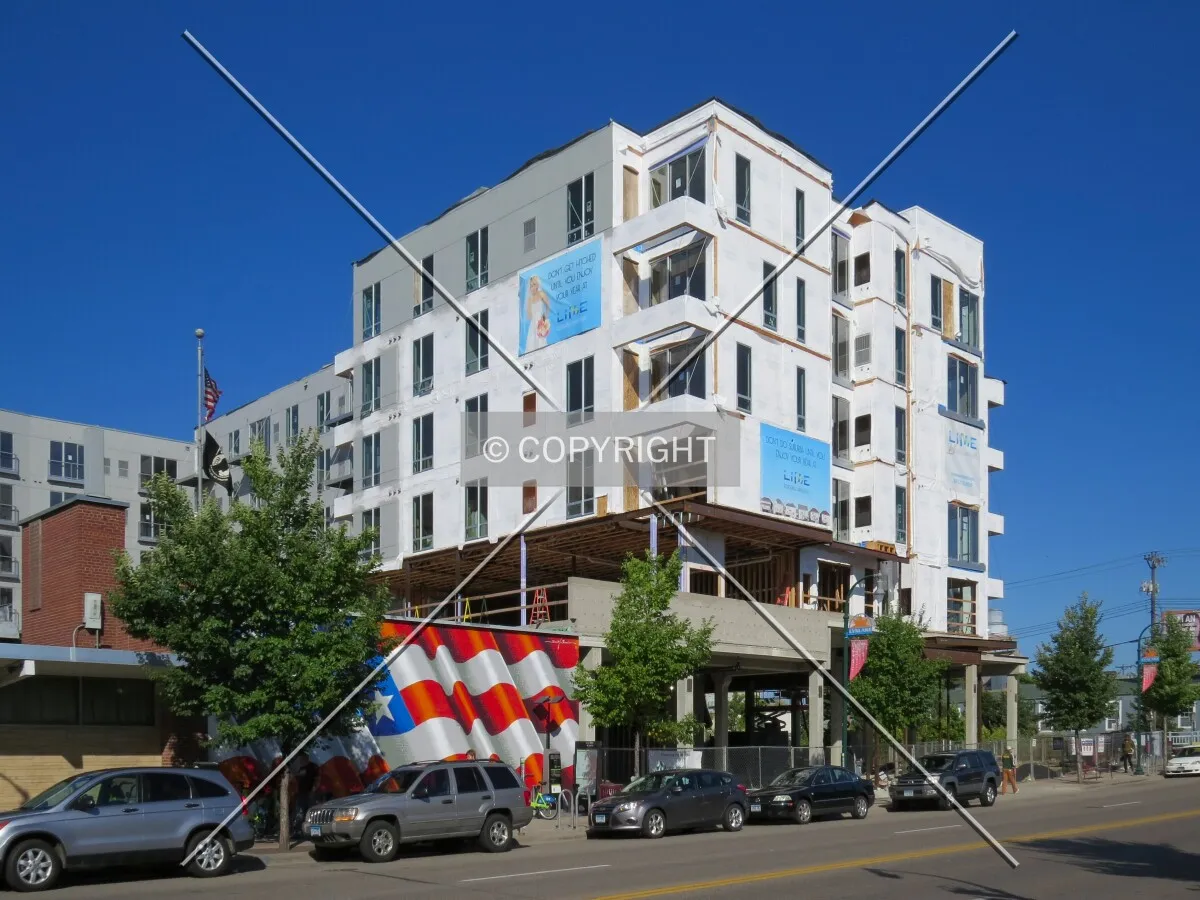 View to the northwest across Lyndale Avenue South