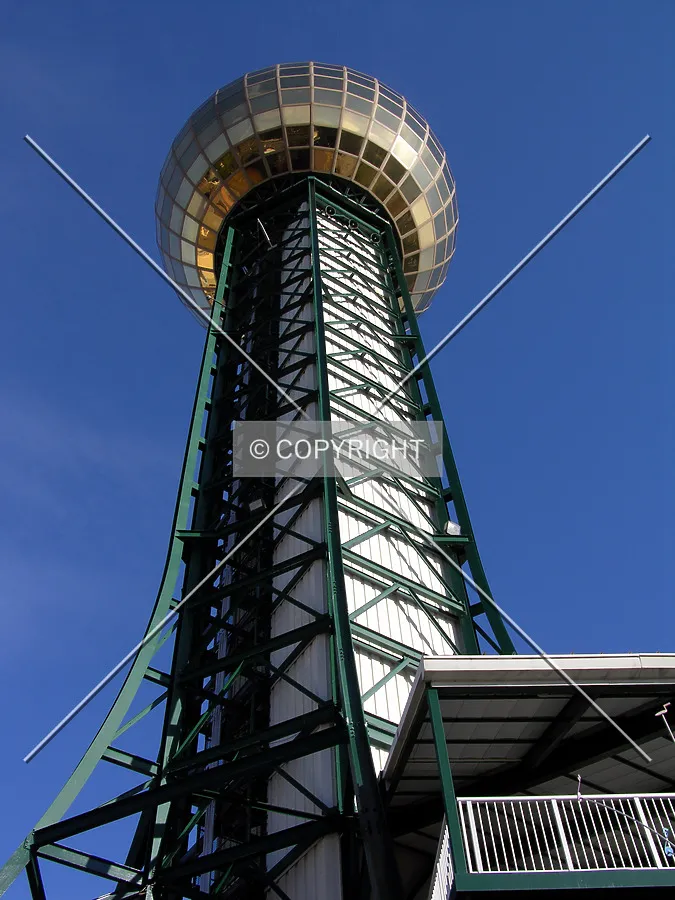 Looking up the western side