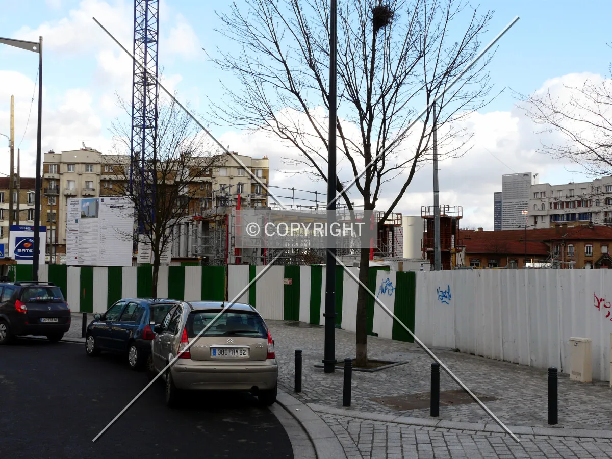 West view from Rue Berthelot