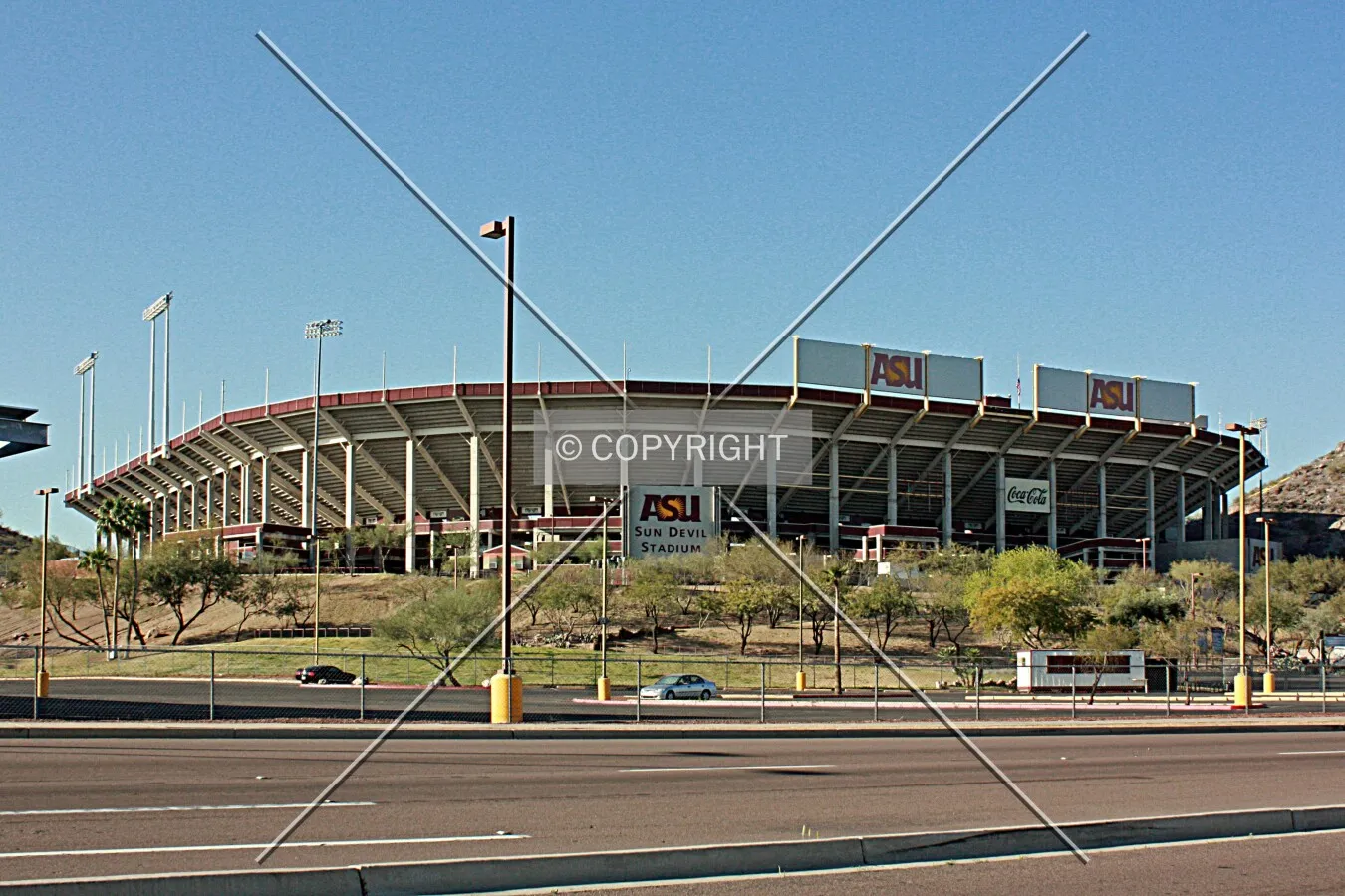 View from the northeast