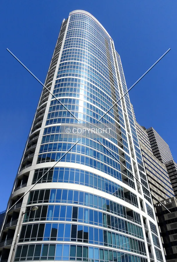 Looking up the southwest side from Market Street