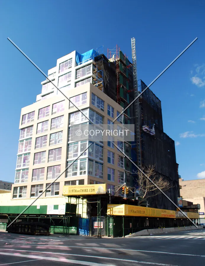 Viewed from the south on 3rd Avenue