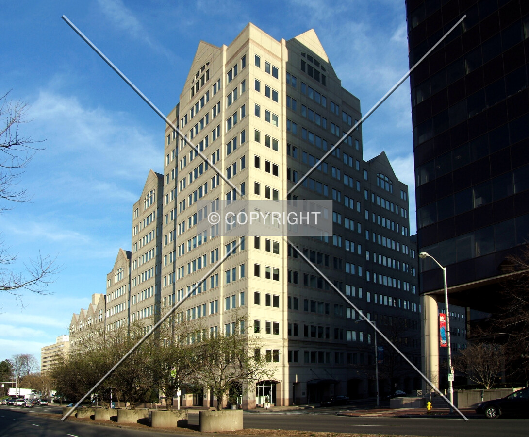 View from the northwest on Broad Street