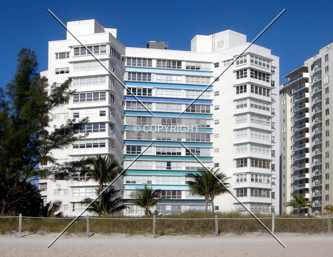 View from the east along the beach