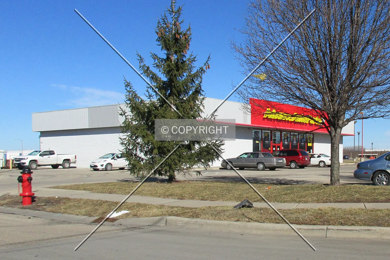 View from the southwest; February 19, 2016