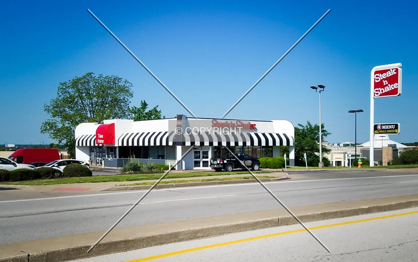 From the northeast along Lindbergh Boulevard; May 13, 2017