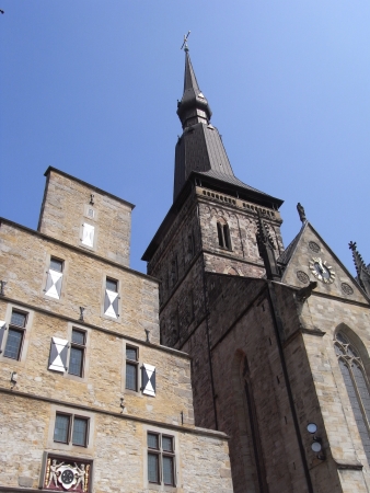 Pediment of Stadtwaage and Marienkirche