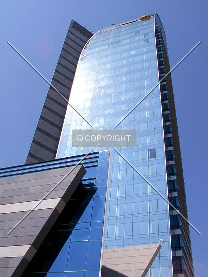 North side of the tower
