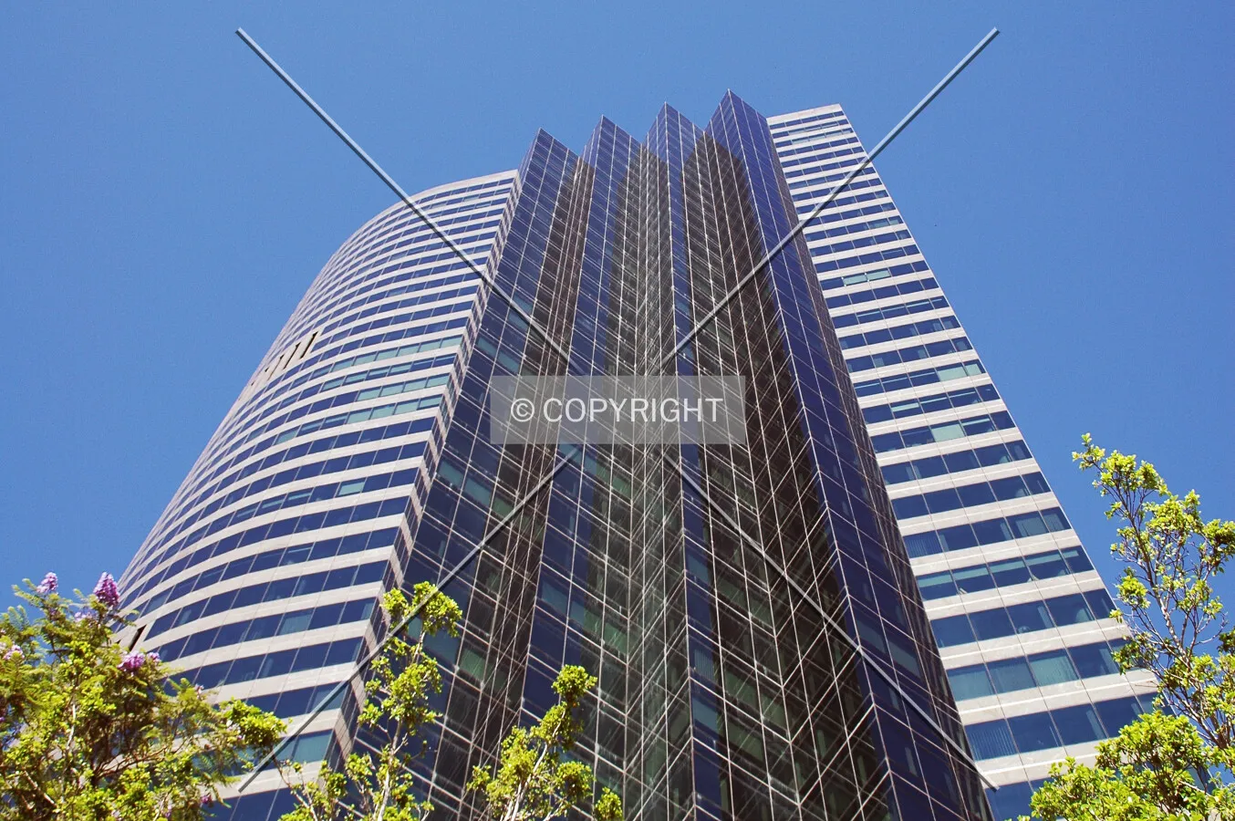 Looking up the east side