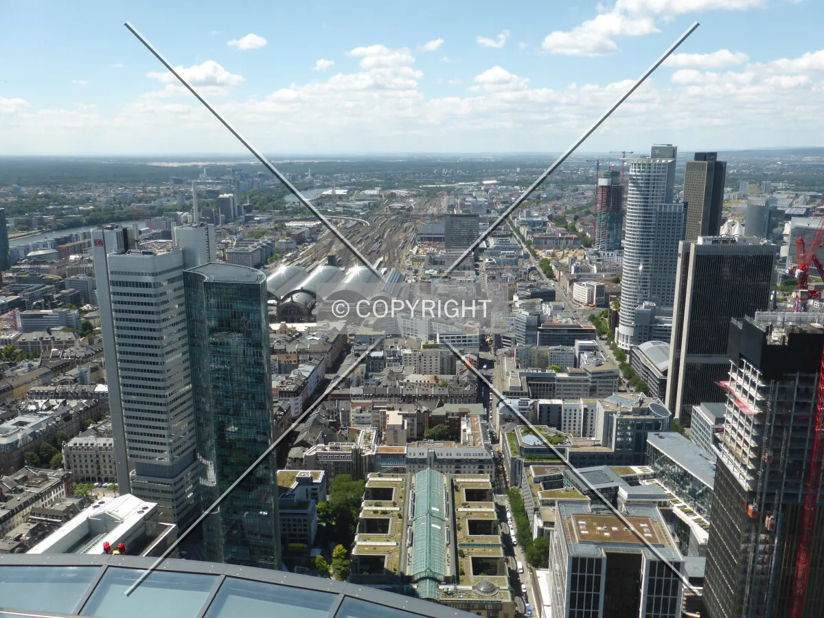 Skyscrapers in Downtown Frankfurt