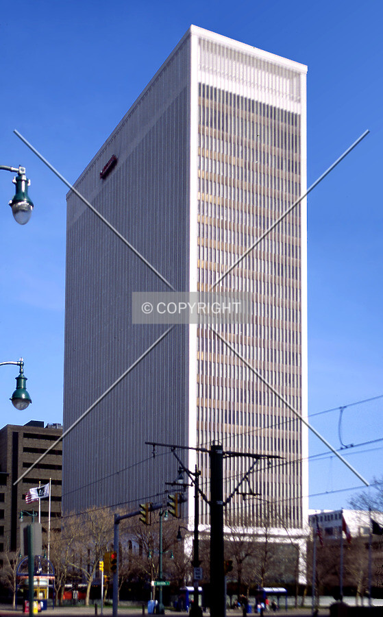 View from the southwest across Main Street