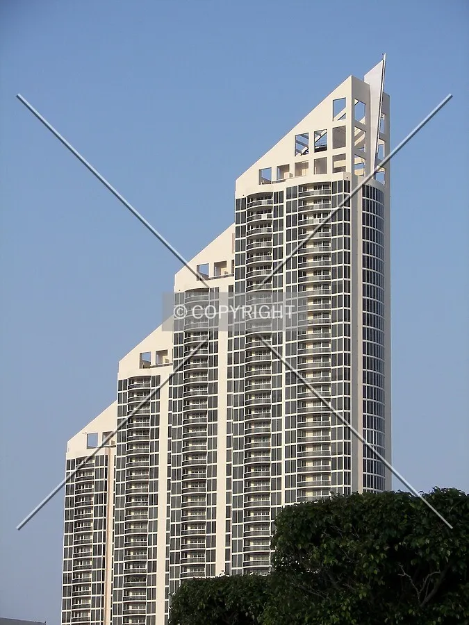 View from the southwest on Collins Avenue