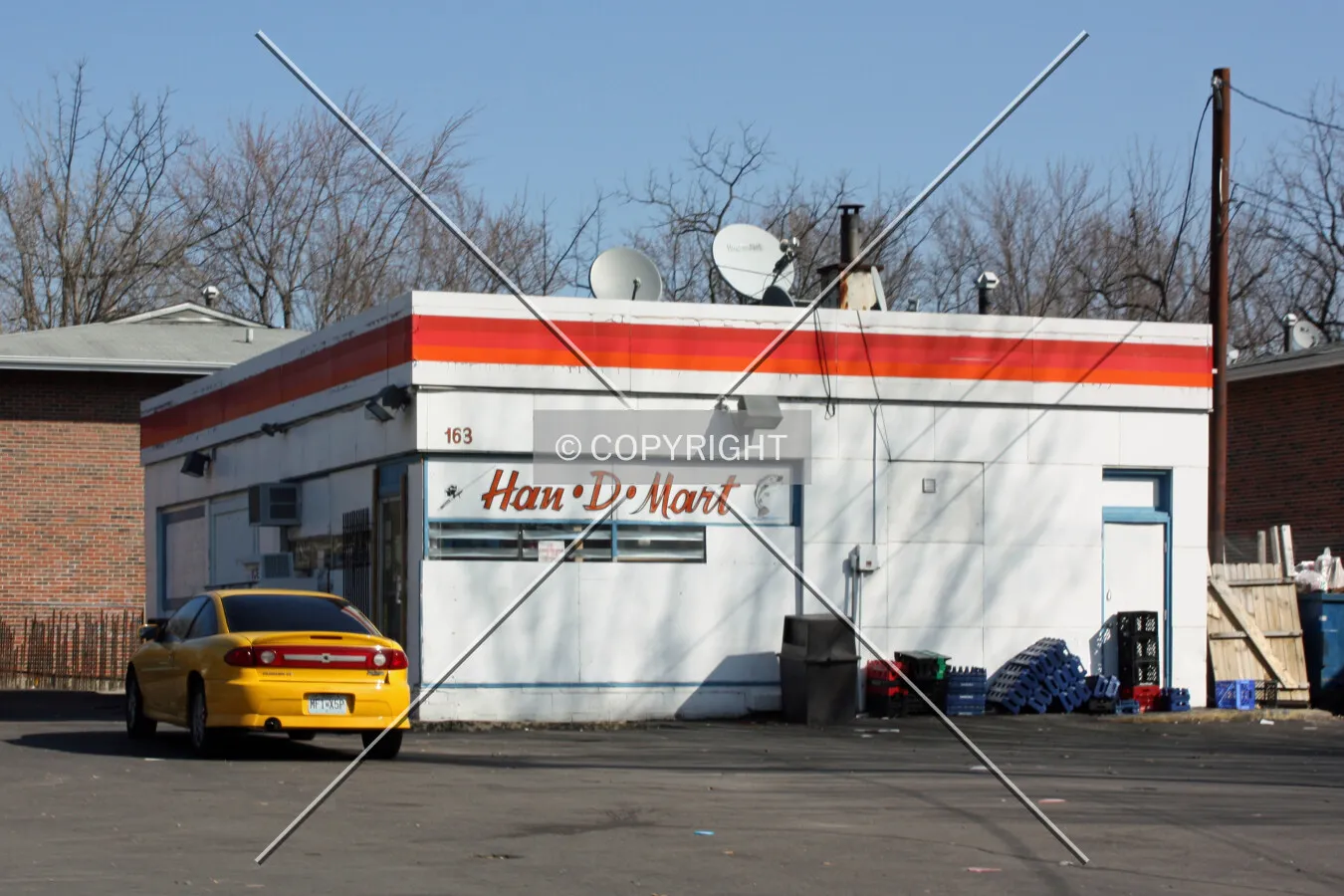 View from the southwest