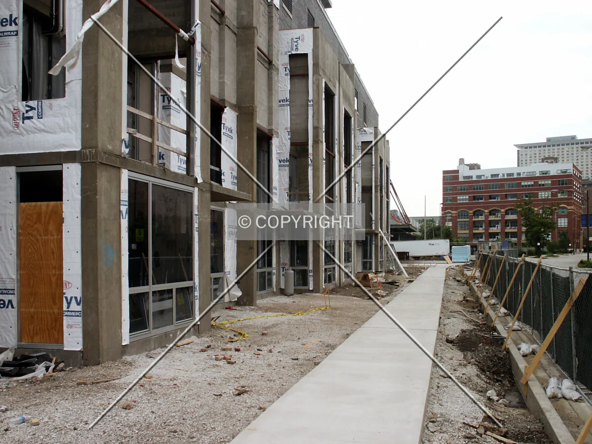 Looking south along Calumet Avenue