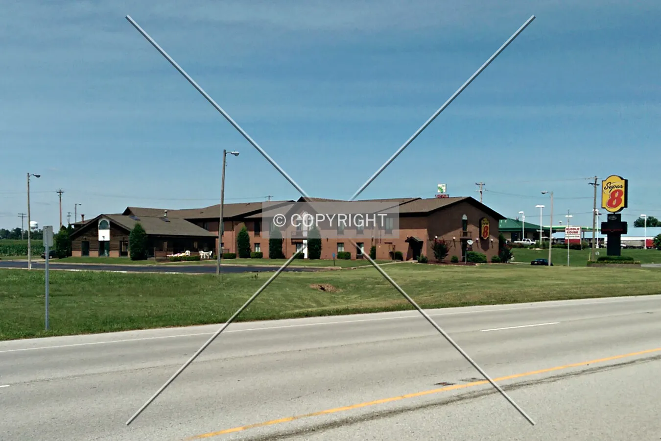View from the southwest; July 5, 2014