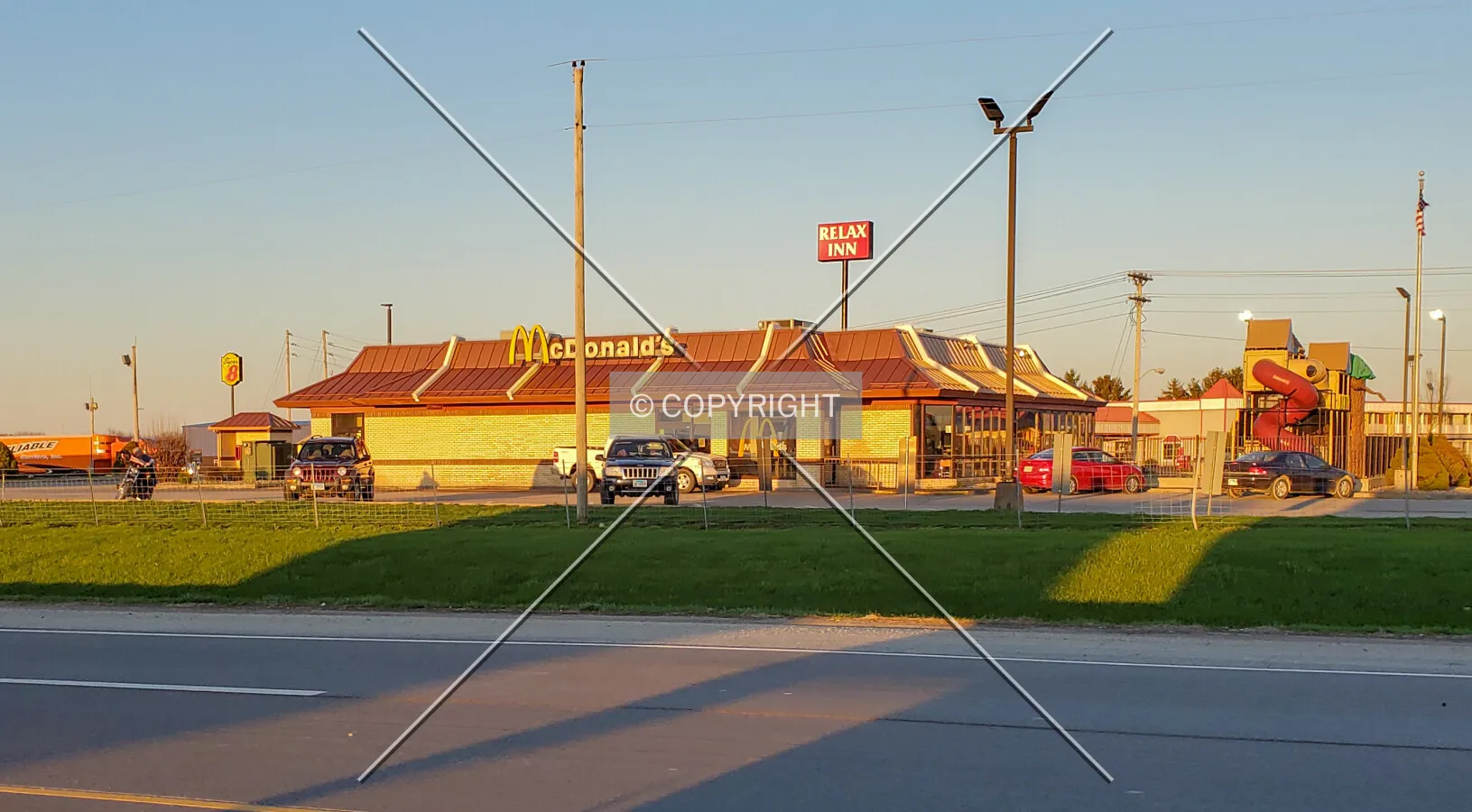 Southwest view; March 29, 2020