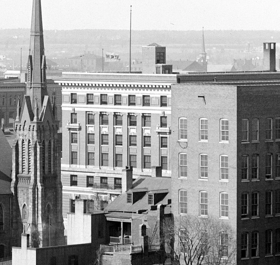 View from the southeast