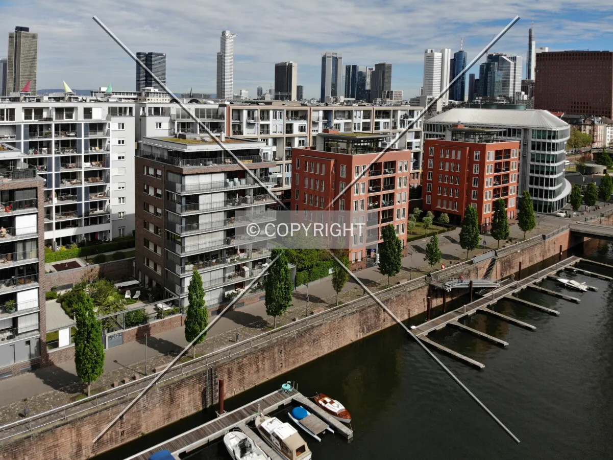 Buildings at Westhafen Frankfurt