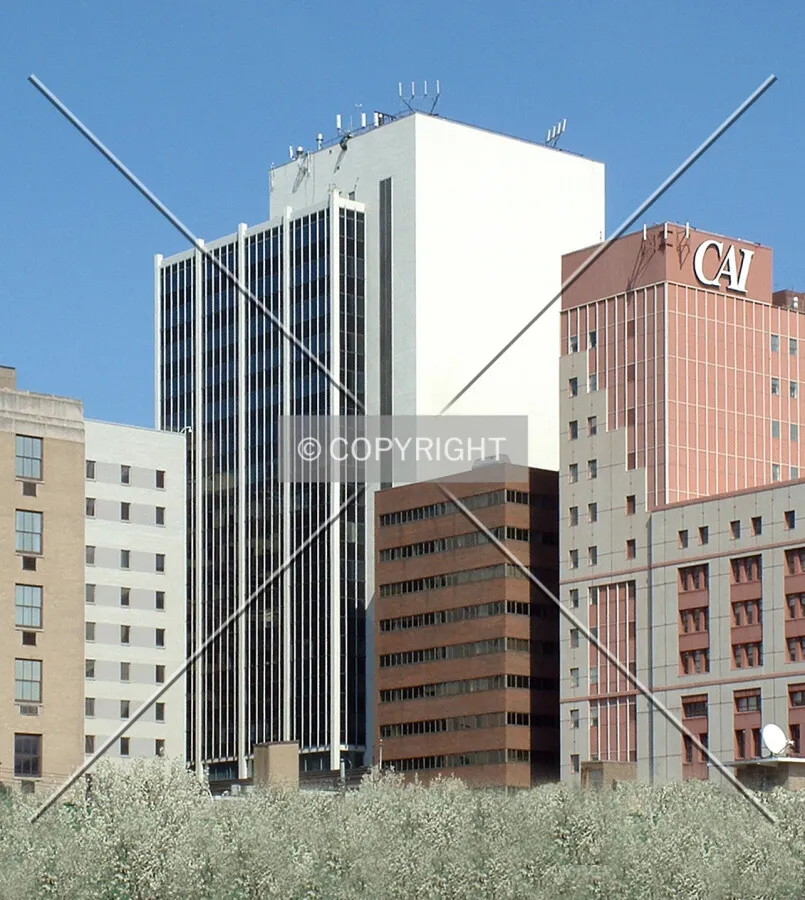 Vintage view from the southwest without the Citizens Bank sign at the top
