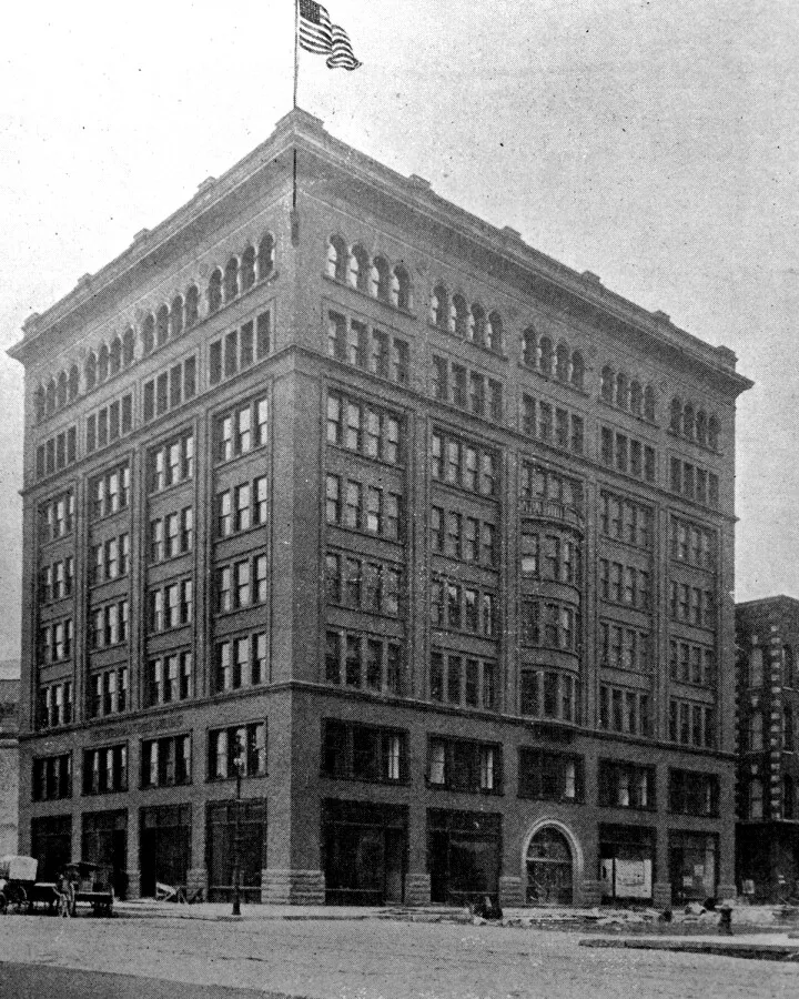 View from the northeast