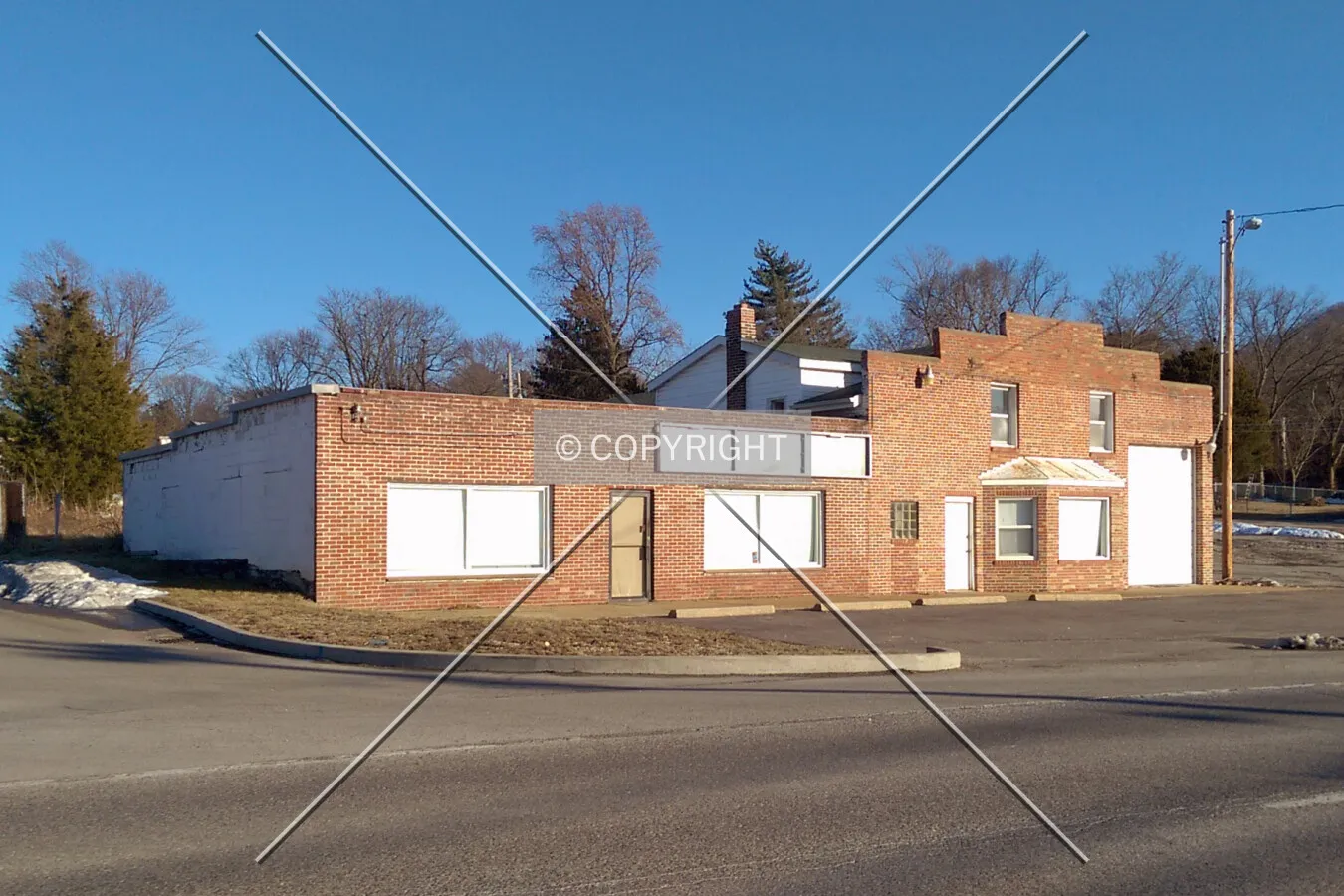 View from the northwest; March 7, 2015
