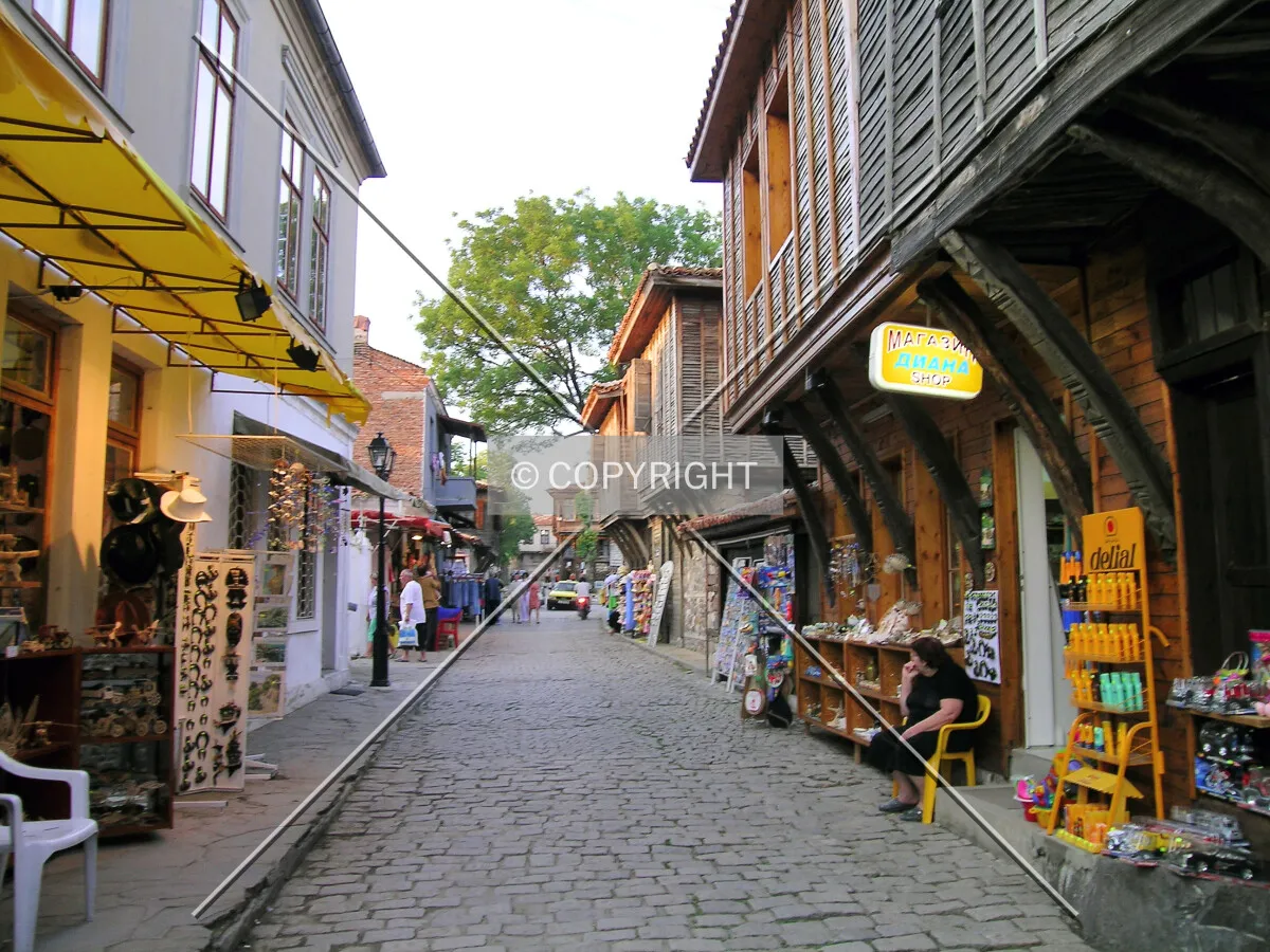 A typical street in the Old Town