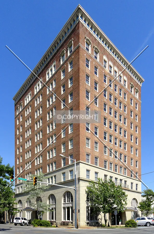 From the west across 5th Street