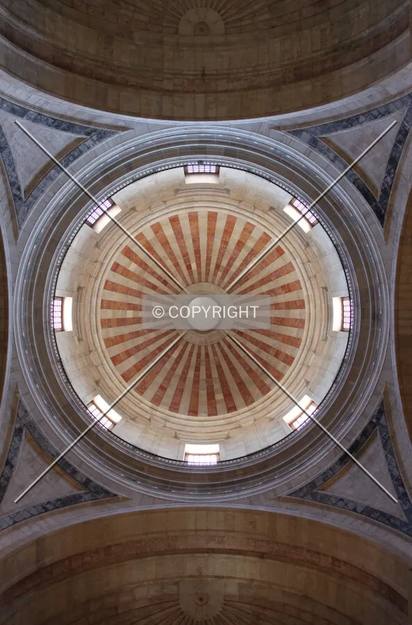 Looking up at the cupola