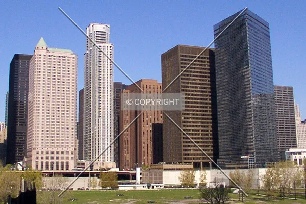 Illinois Center viewed from the east