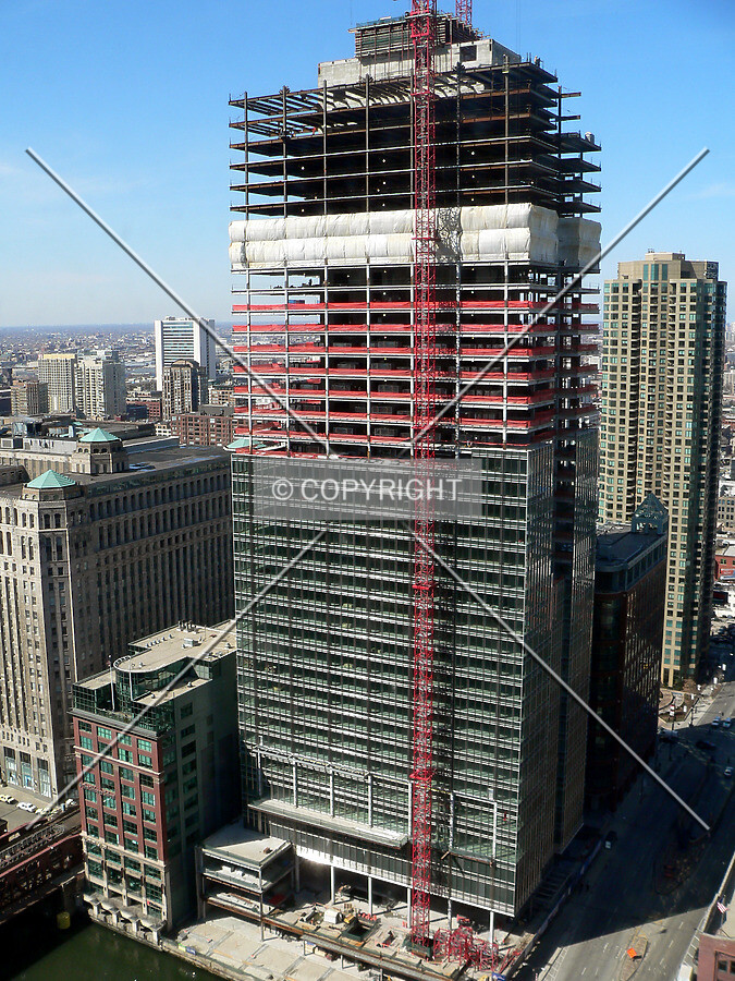 View from the 35th floor of the LaSalle-Wacker Building