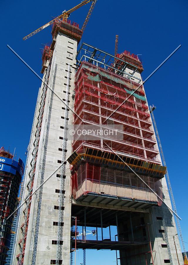 Looking up from the southern side