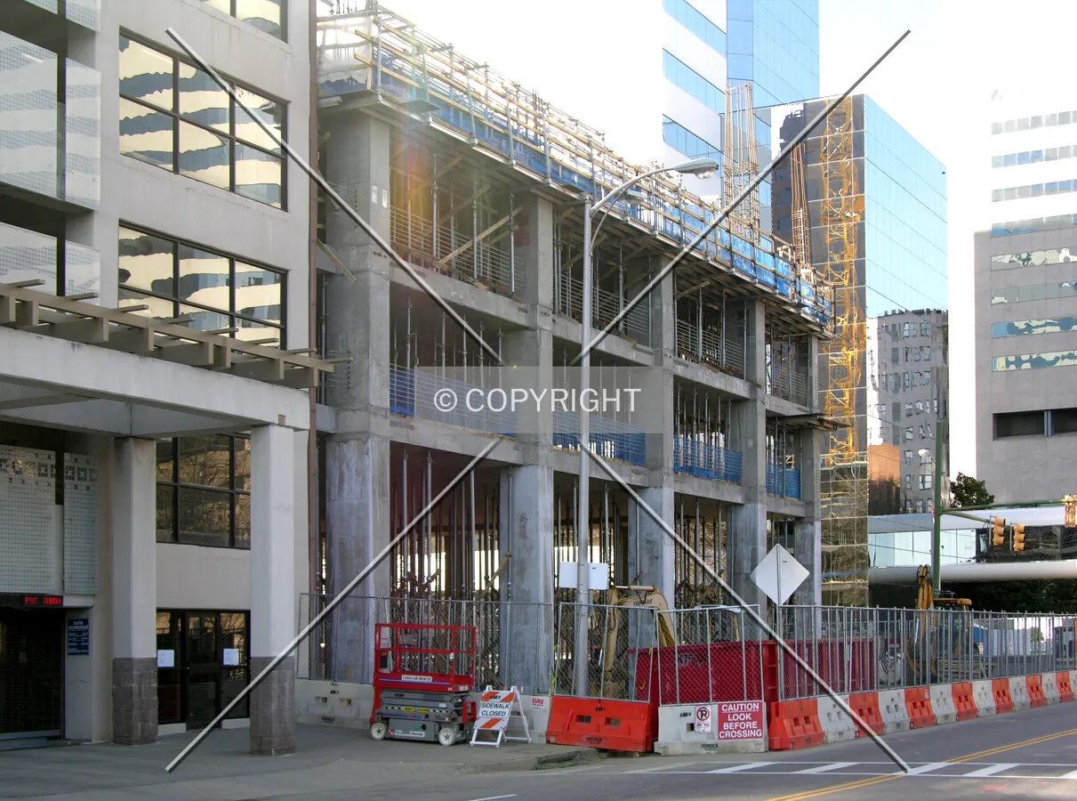 From South 10th Street to the south