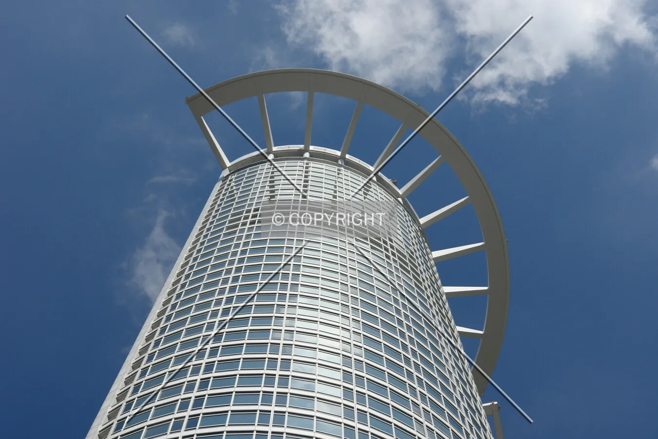 Looking up Westend Tower