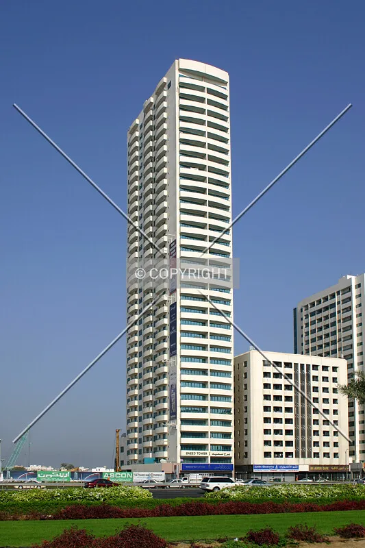 View from across Sheikh Zayed Road