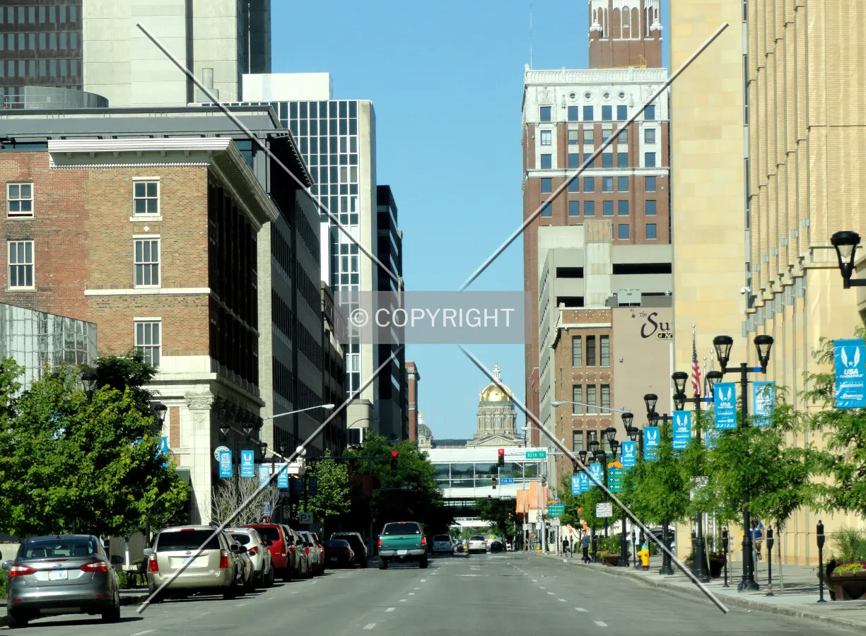 From 12th Street looking east
