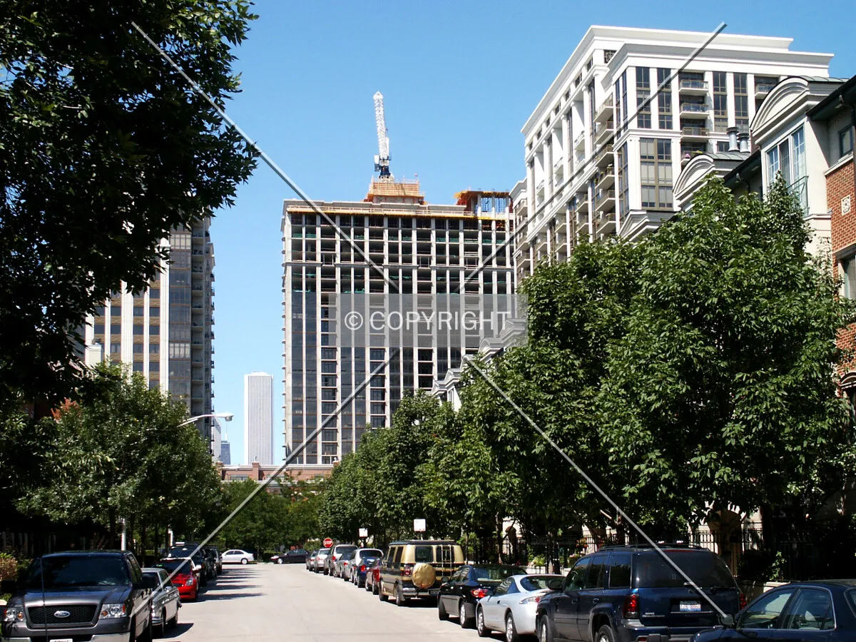 Looking north up Prairie Avenue