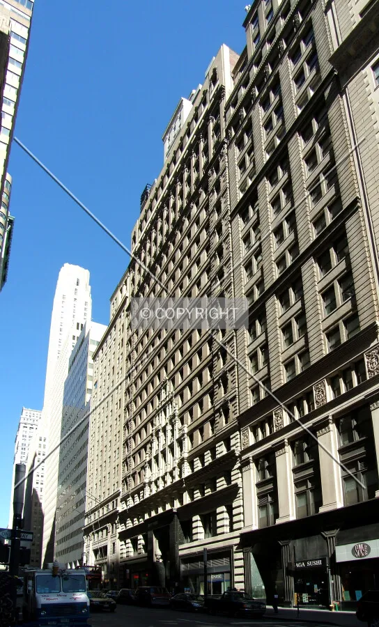 View from the southwest along Broadway