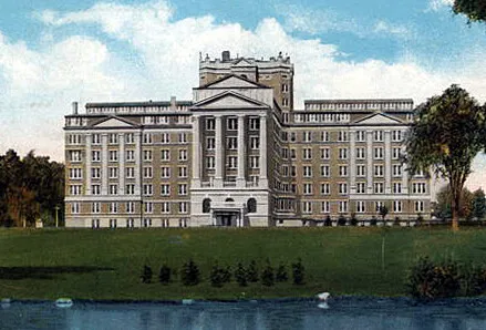 Vintage view from the northeast