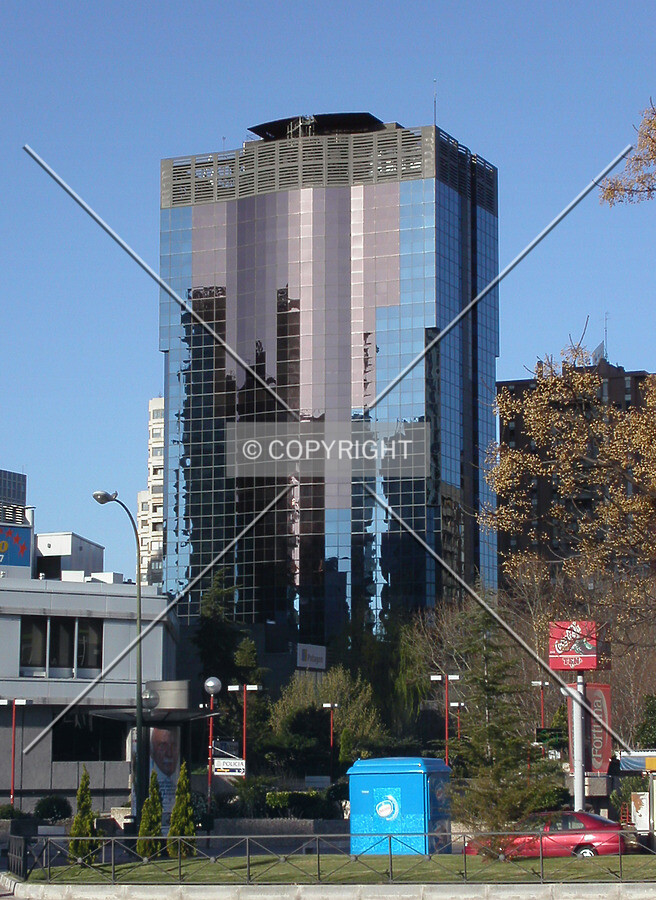 View from Paseo de la Castellana