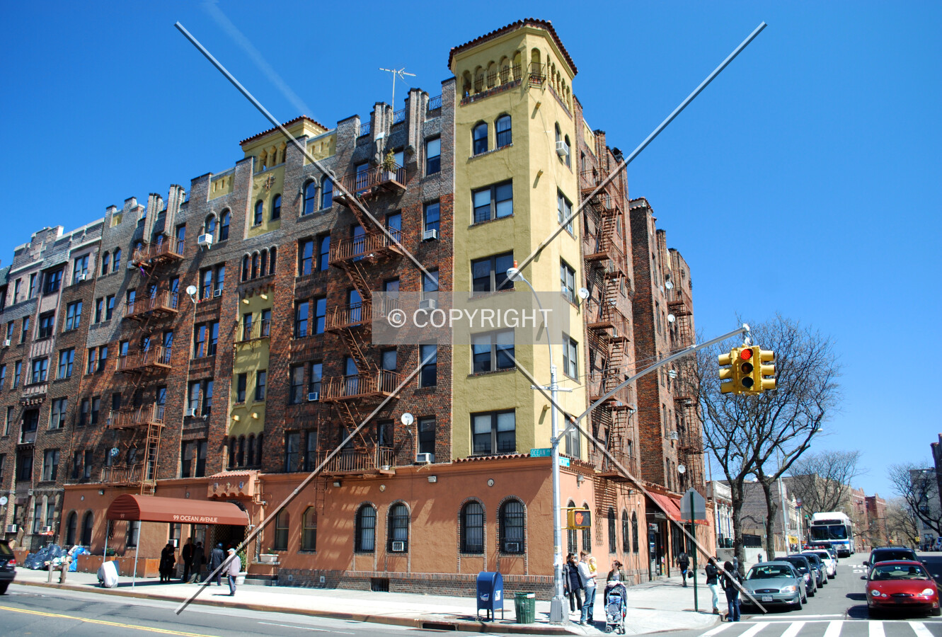 Viewed from Ocean Avenue