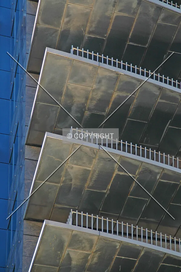 Balconies on the south side