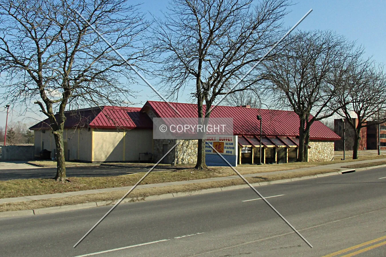 View from the northwest; February 15, 2016