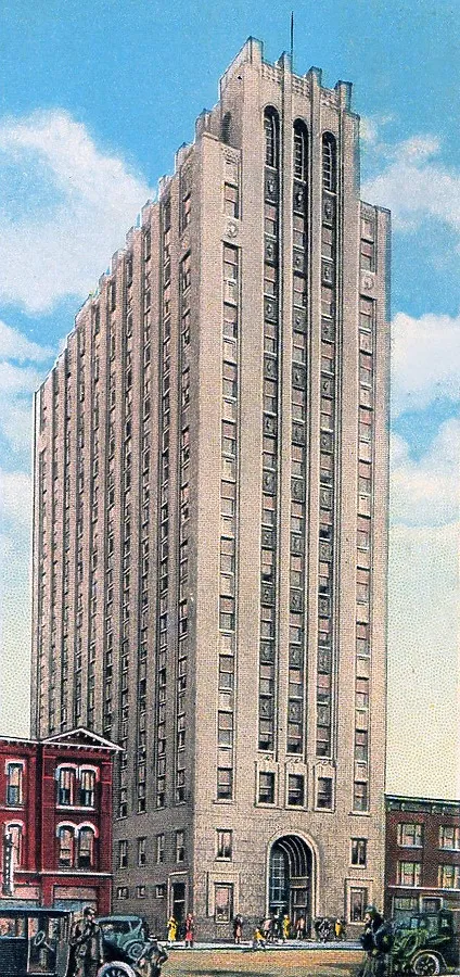 Vintage view from the northeast