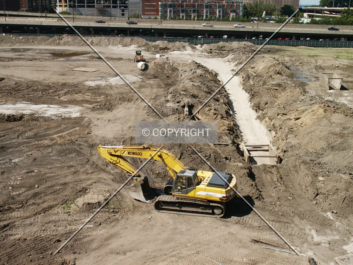 Getting ready for construction; 12 July 2003