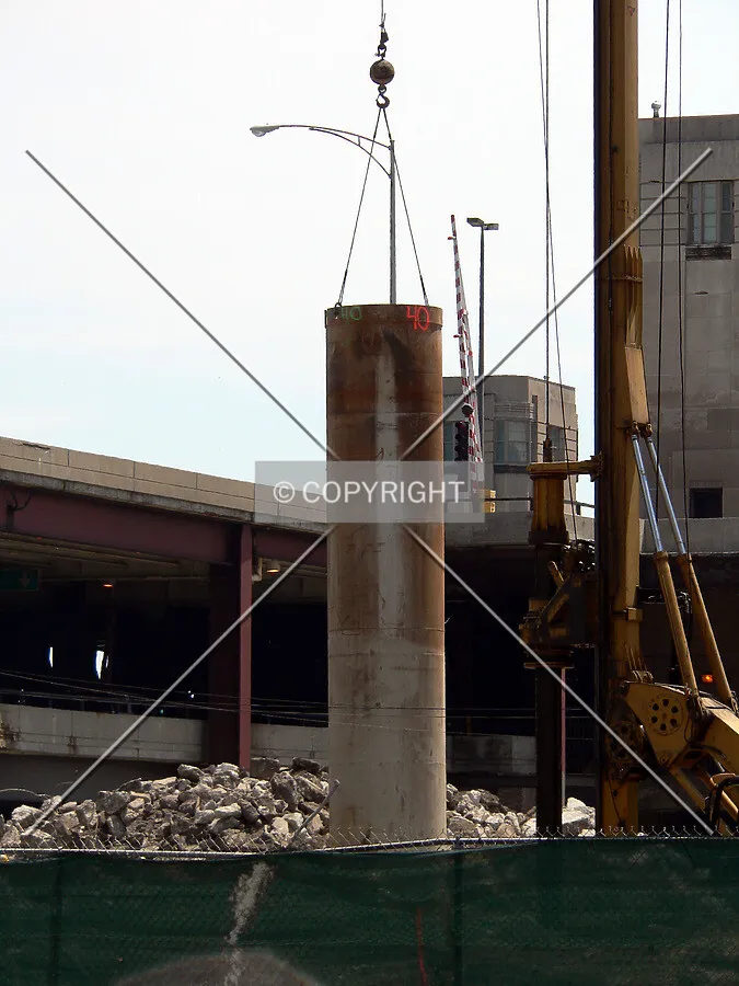 Removing a caisson liner