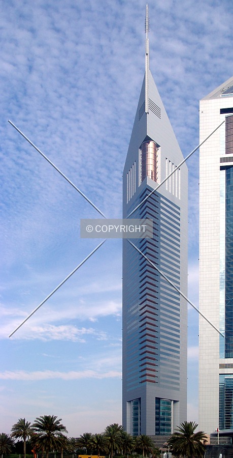 View from across Sheikh Zayed Road