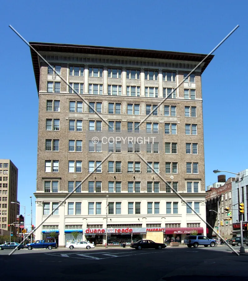 View from the southeast across Broad Street