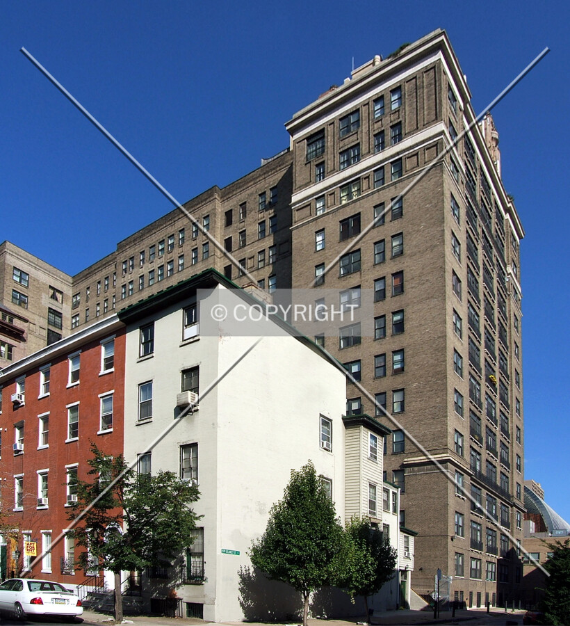 View from the west along Delancey Street
