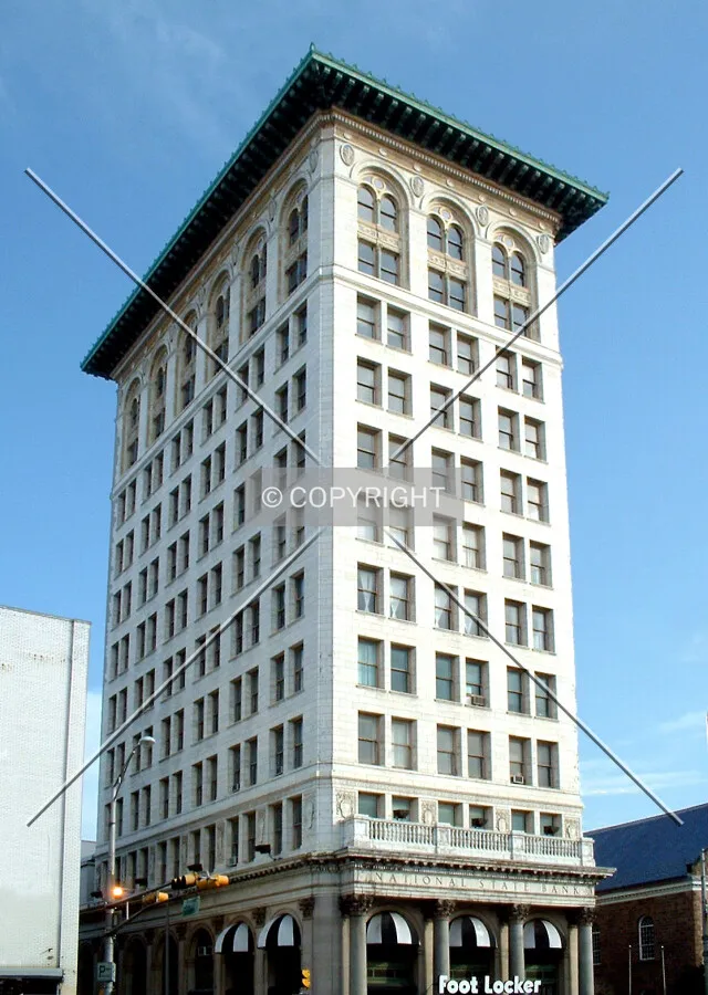 View from the northwest across Broad Street