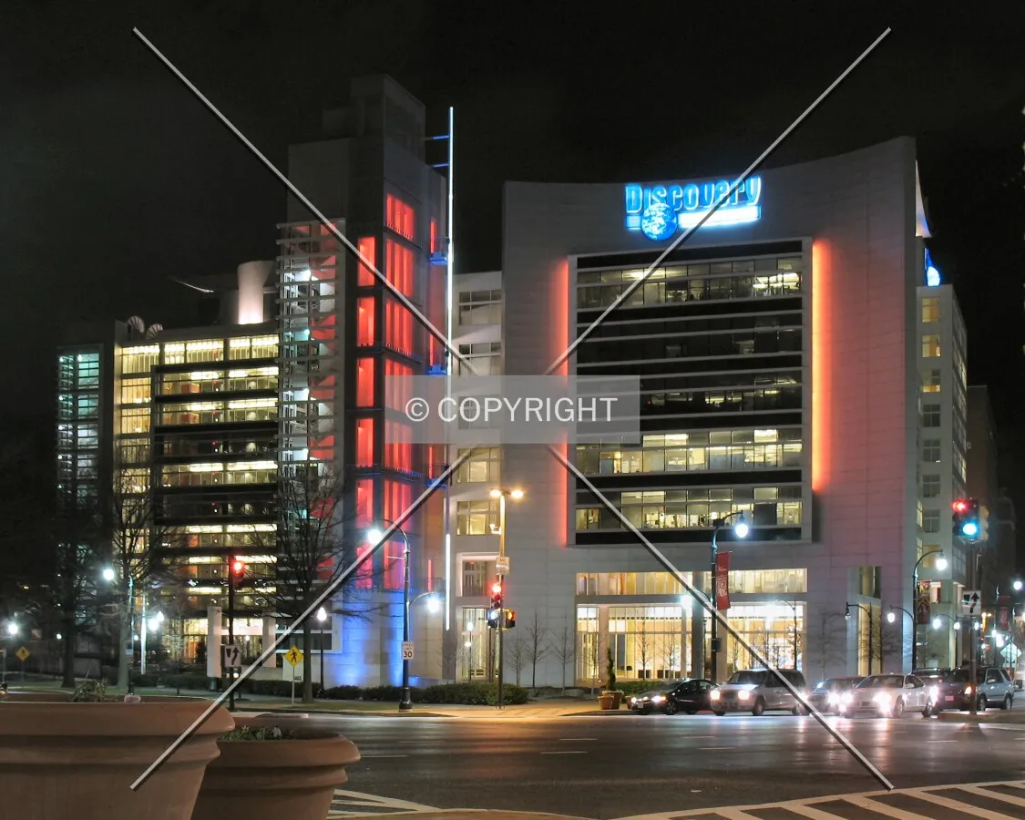 Night view from across Georgia/Wayne Avenue